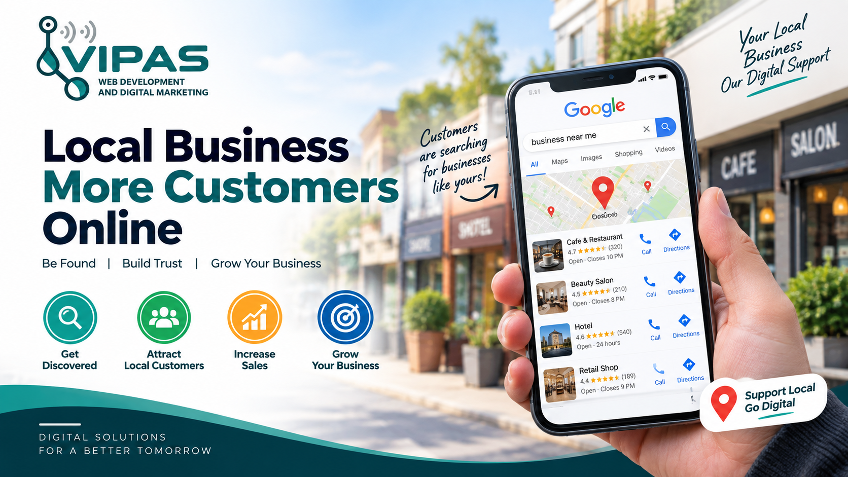 How Local Businesses Can Get More Customers Online